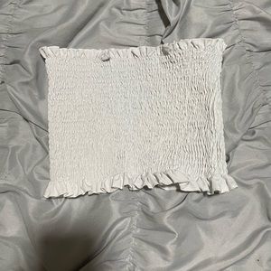 Please message me before buying - white romwe tube top - size: S